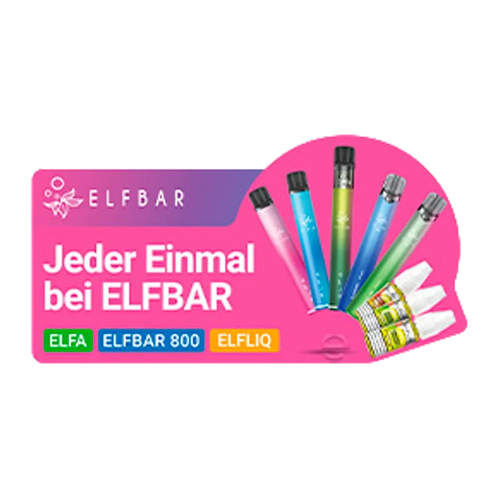ELFBAR - Folie - Jeder Einmal bei ELFBAR - 35x65cm