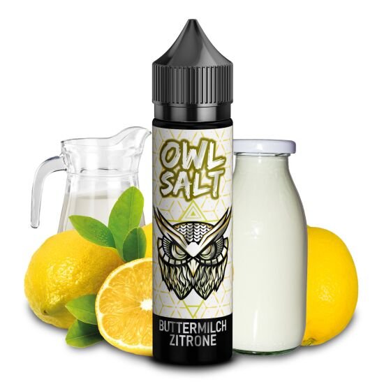 Owl Salt - Longfill Aroma - 10ml - Buttermilch Zitrone