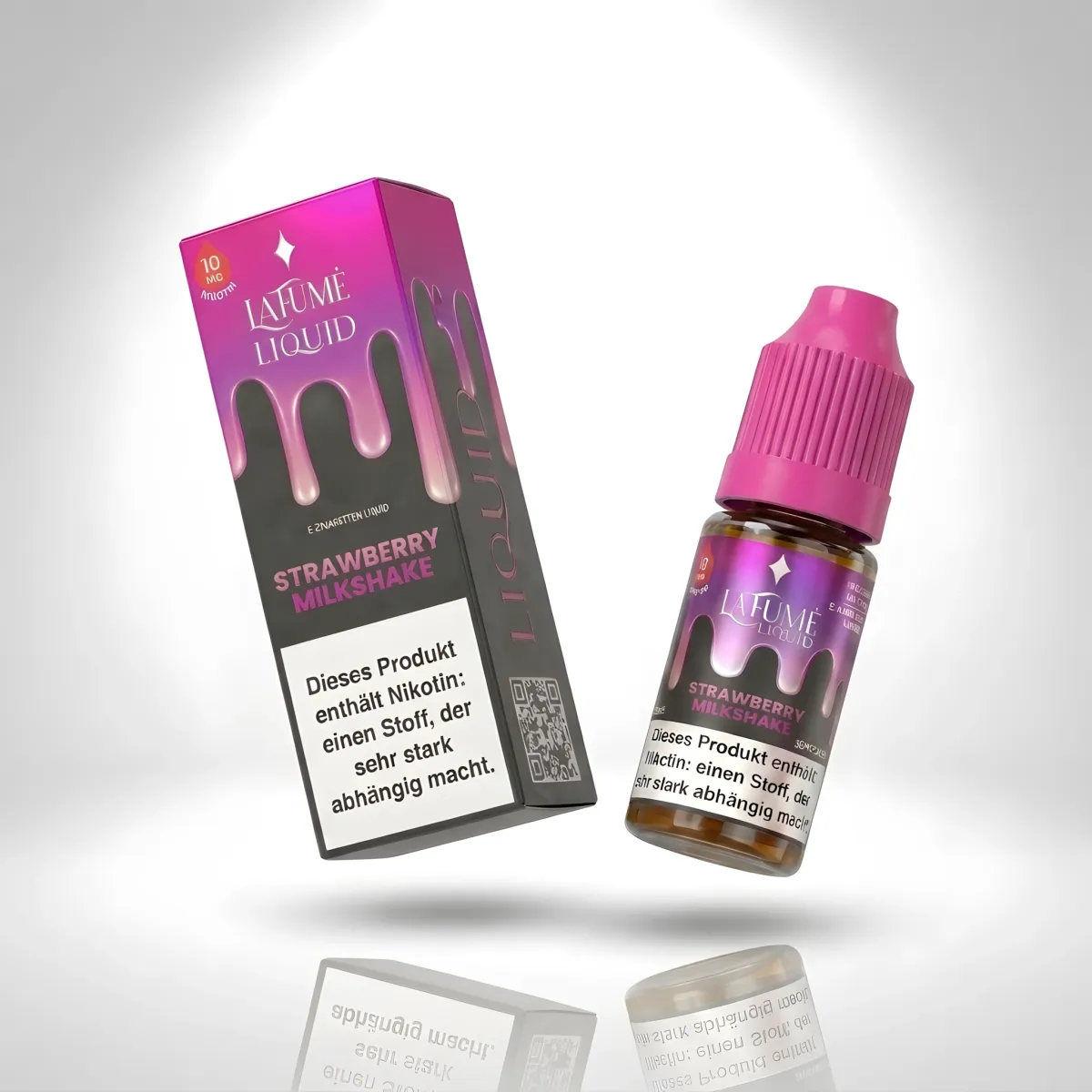 La Fume - Nikotinsalz-Liquid - Strawberry Milkshake - 10ml - 10mg