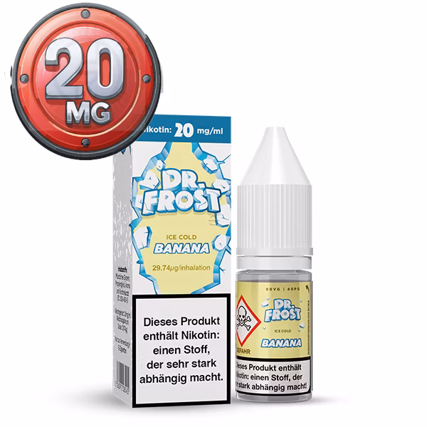  Dr. Frost - Ice Cold Banana - Nikotinsalz Liquid 10ml 20mg