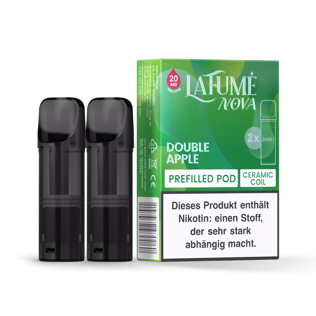 La Fume Nova - Prefilled Pods - 20mg - Double Apple