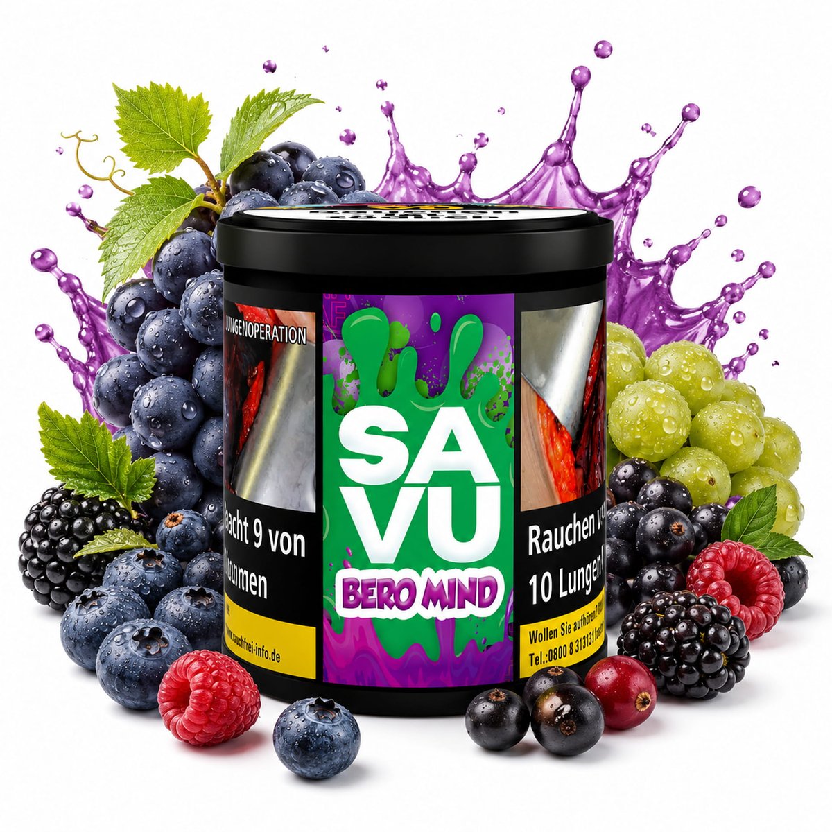 Savu Tobacco Bero Mind 200g Savu Tobacco Bero Mind 200g