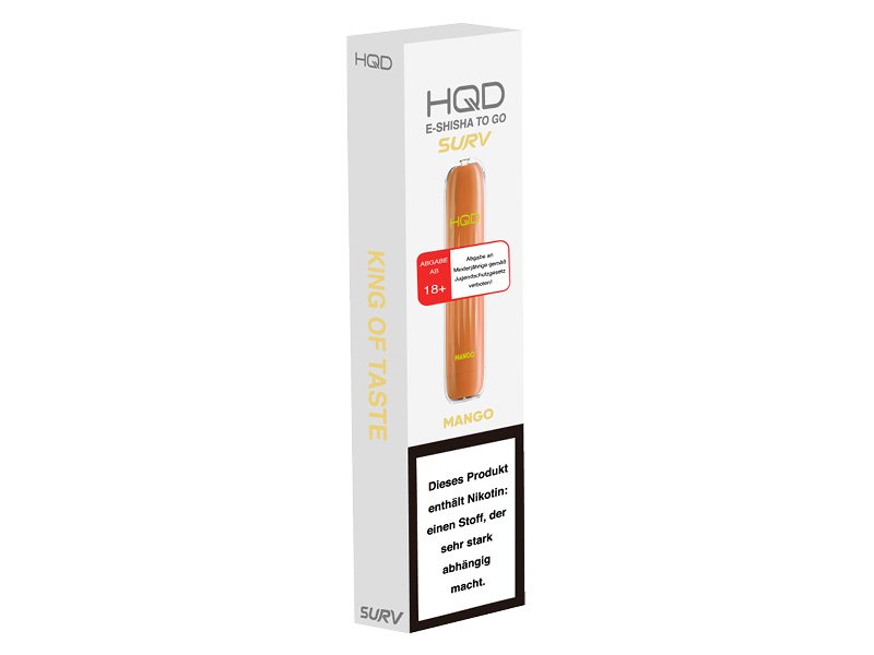HQD - SURV - Einweg E-Zigarette - Mango - 20mg HQD - SURV - Einweg E-Zigarette - Mango - 20mg