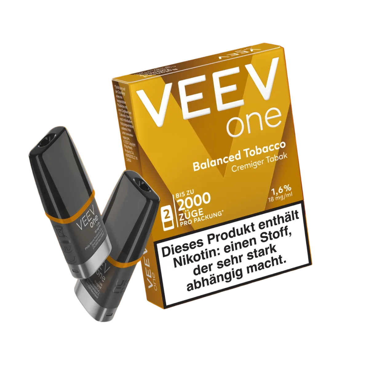 VEEV - ONE - Prefilled Pod - 2ml - Balanced Tobacco