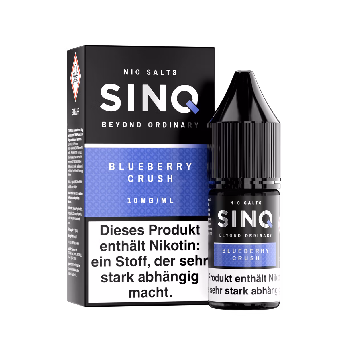 SINQ - Blueberry Crush - Nikotinsalz Liquids - 10ml - 10mg