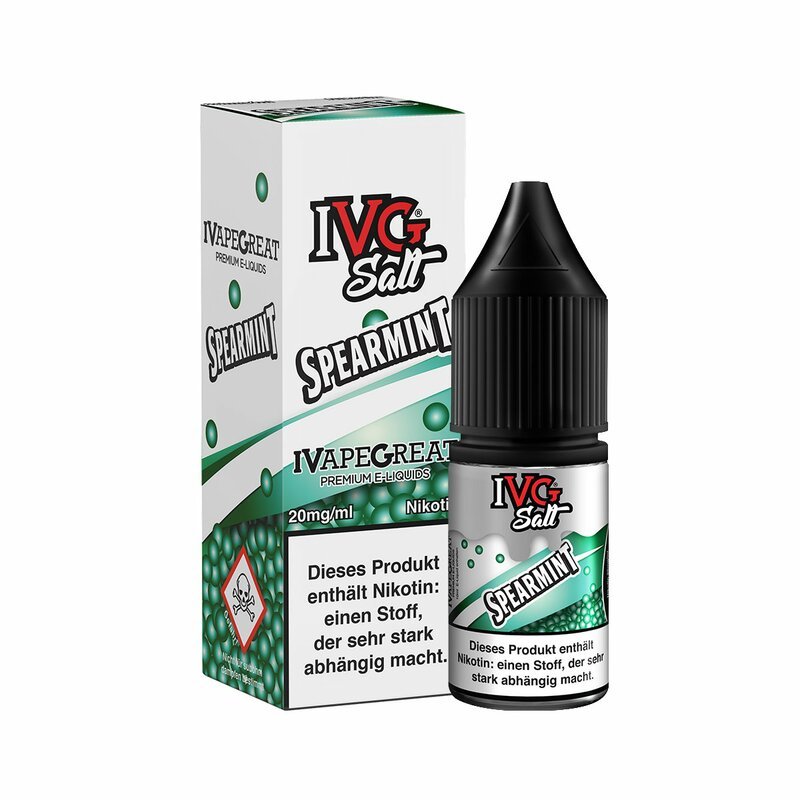 ivg-salt-spearmint-nikotinsalz-liquid-10ml IVG - Salt - Spearmint - Nikotinsalz-Liquid - 10ml
