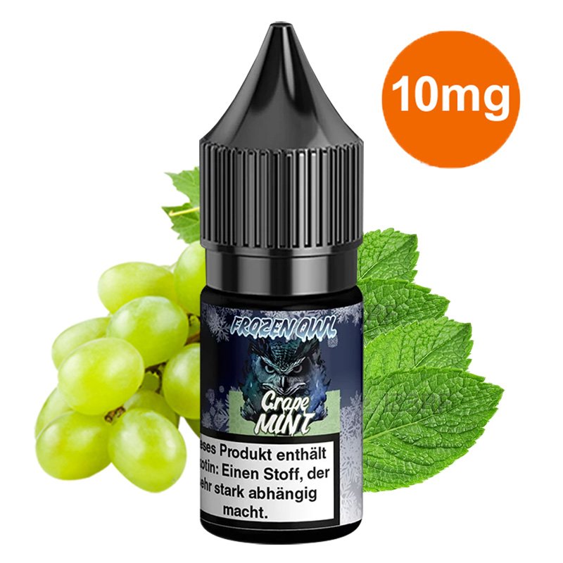 Frozen OWL - Grape Mint - Nikotinsalz Liquid - 10ml - 10mg