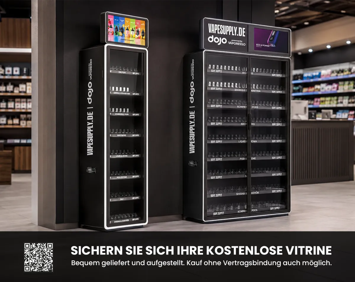 Vape Supply Verkaufsvitrine