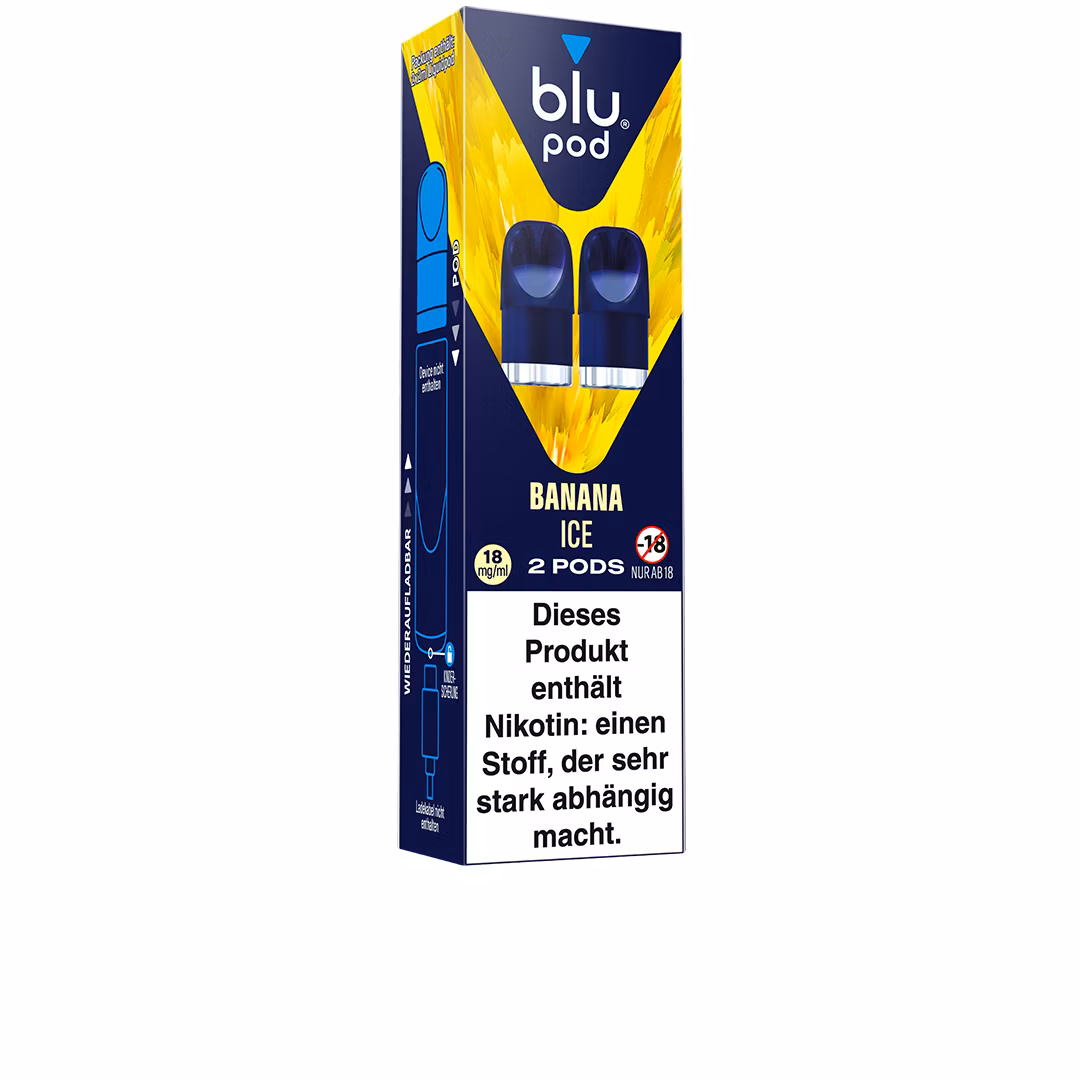 Blu Bar - Prefilled Pods - Banana Ice | Nikotinsalz-Stärke : 18mg