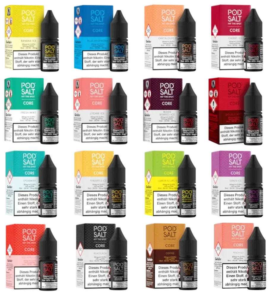 Pod Salt - Core - Vanilla - Nikotinsalz-Liquid - 10ml - 11mg Pod Salt - Core - Vanilla - Nikotinsalz-Liquid - 10ml - 11mg