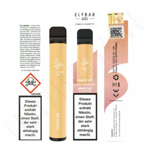 Elf Bar 600 - Peach Ice