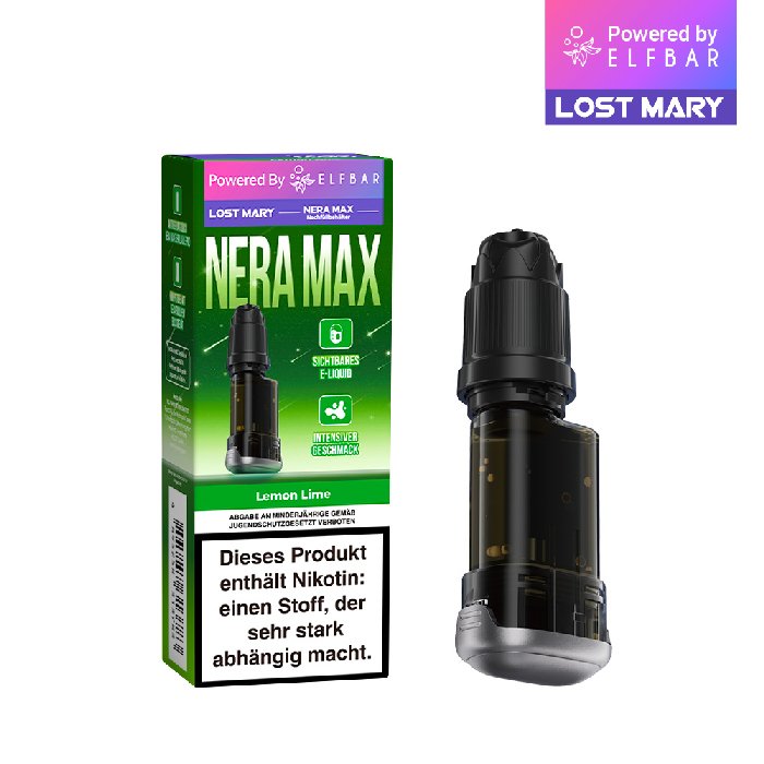 Lost Mary - Nera Max - Nachfülltank - Lemon Lime