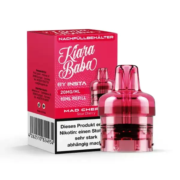 KIARABABA - Nachfülltank - 10ml - Mad Cherry