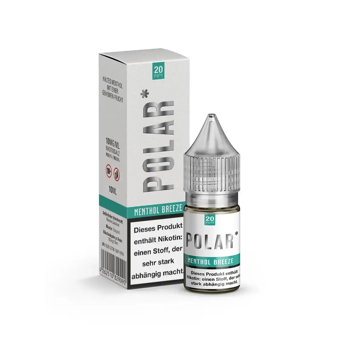 Polar Nikotinsalz-Liquid Menthol Breeze 10ml 20mg Polar Nikotinsalz-Liquid Menthol Breeze 10ml 20mg