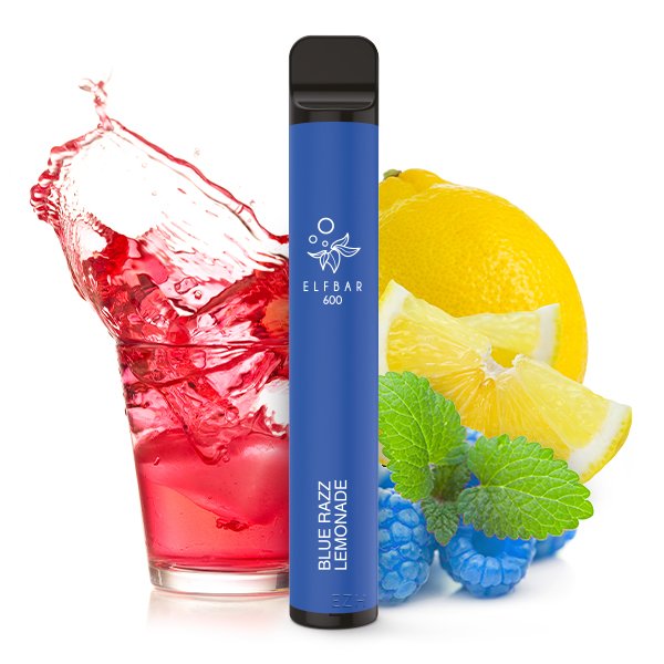 Nikotinfrei - Elfbar - 600 Einweg E-Zigarette - Blue Razz Lemonade - 0mg Nikotinfrei - Elfbar - 600 Einweg E-Zigarette - Blue Razz Lemonade - 0mg