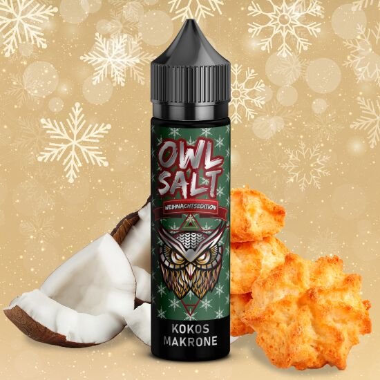 Owl Salt - Longfill Aroma - 10ml - Kokosmakrone