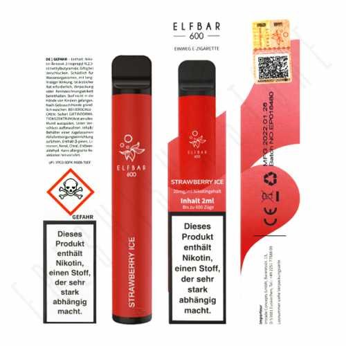 Elf Bar 600 - Strawberry Ice