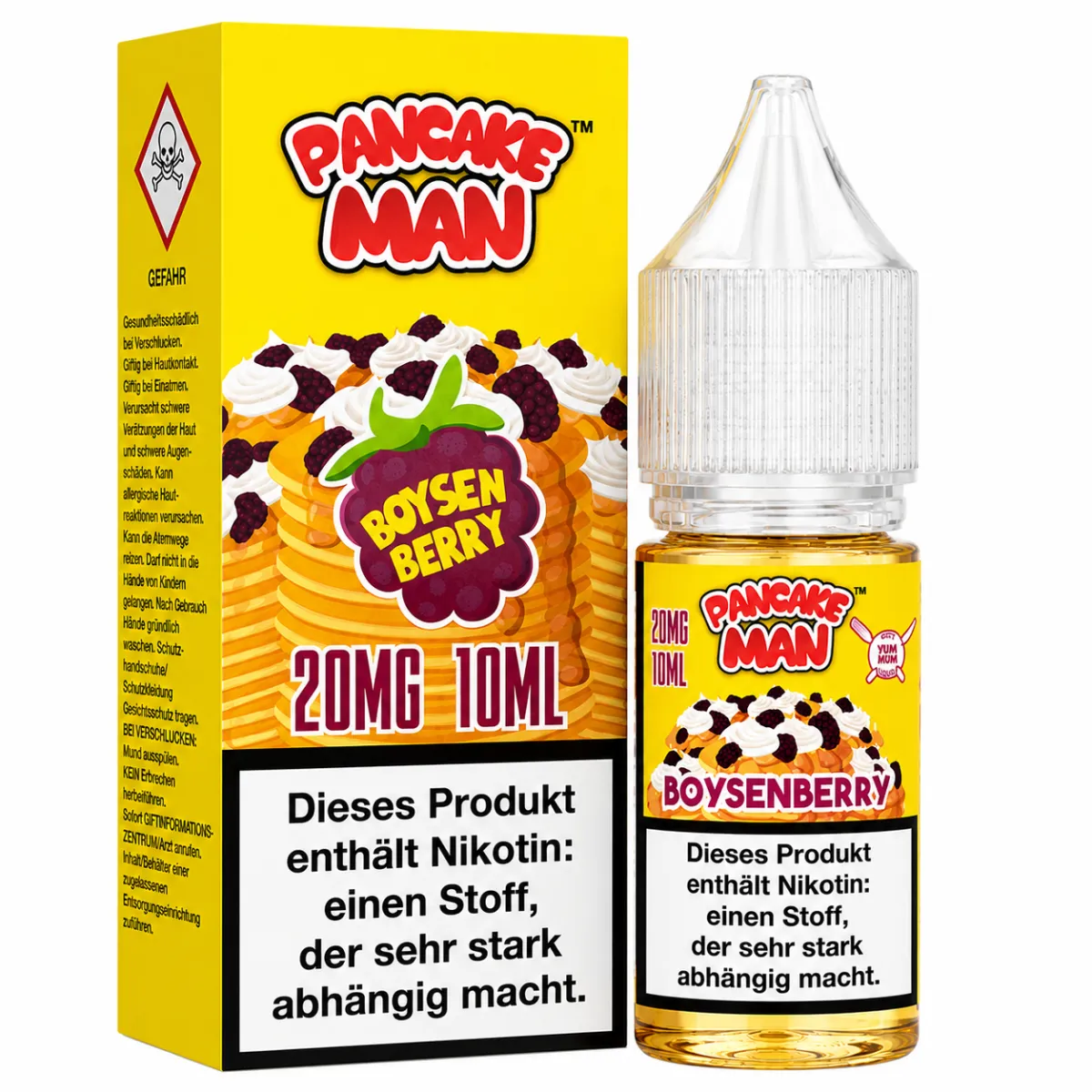 Pancake Man - Boysenberry - Nikotinsalz-Liquids - 10ml - 20mg Pancake Man - Boysenberry - Nikotinsalz-Liquids - 10ml - 20mg