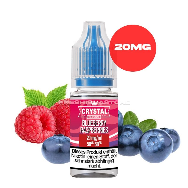 SKE - Crystal Liquid - Blueberry Raspberries - Nikotinsalz Liquid - 10ml - 20mg