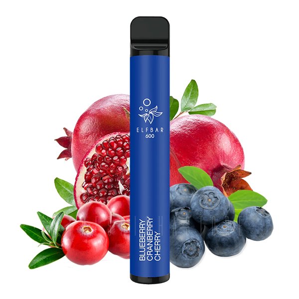 Elf Bar 600 Einweg E-Zigarette - Blueberry Cranberry Cherry - 20mg