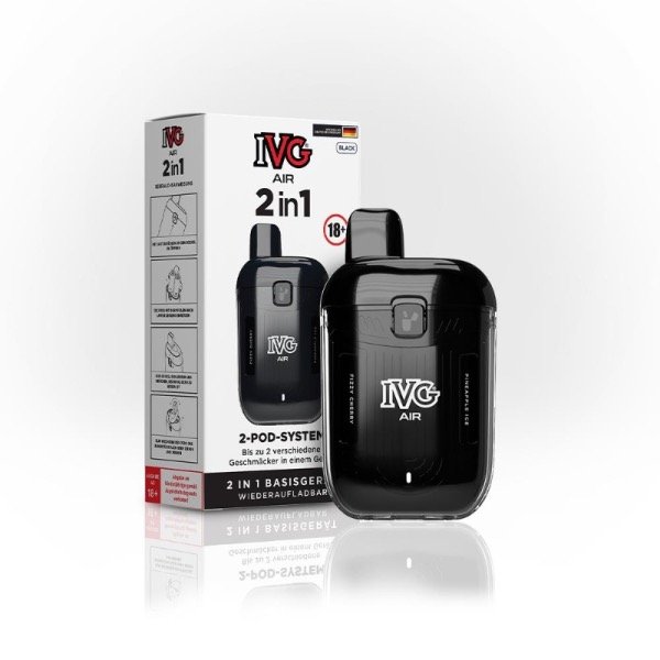 IVG - Air - Pod Kit 2-in-1 - Black - CP