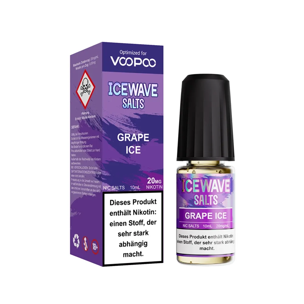 Icewave - Salts - Nikotinsalz-Liquid - Grape Ice - 10ml - 20mg