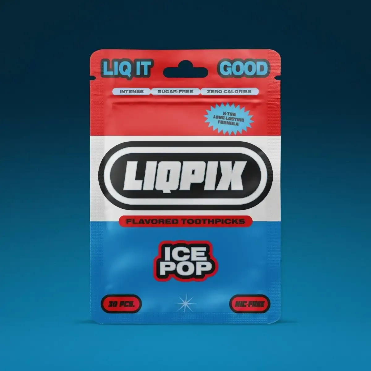 LiqPix Zahnstocher Ice Pop 30 Stück LiqPix Zahnstocher Ice Pop 30 Stück