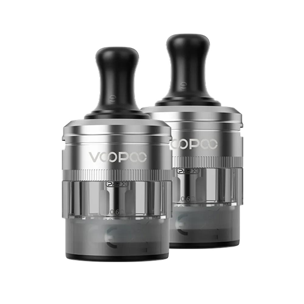 Voopoo - PnP X - Pod Tank - MTL - ohne Coil - 2er Paket - Silver - 5ml Voopoo - PnP X - Pod Tank - MTL - ohne Coil - 2er Paket - Silver - 5ml
