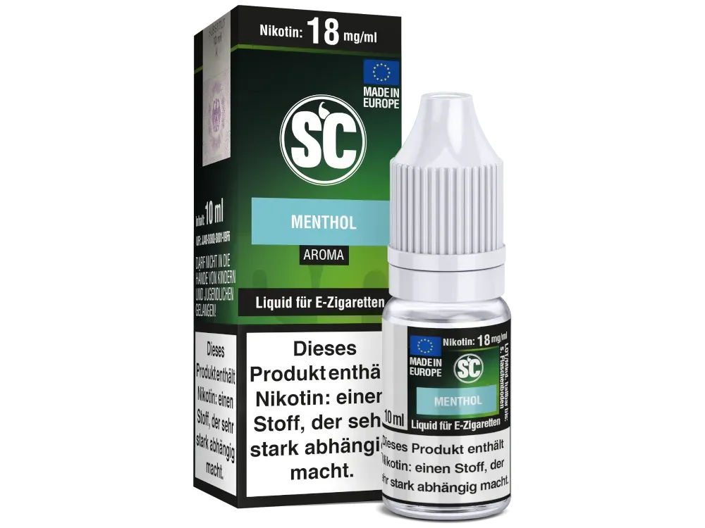 SC - Menthol - Nikotin Liquid - 10ml - 0mg