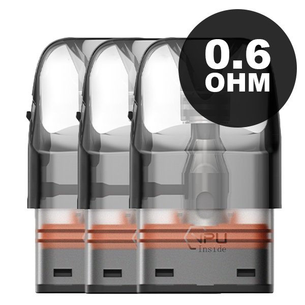 GeekVape - Q - Pod Tank Verdampfer - 0.6 Ohm - 3ml MESH Coil - 3er Paket