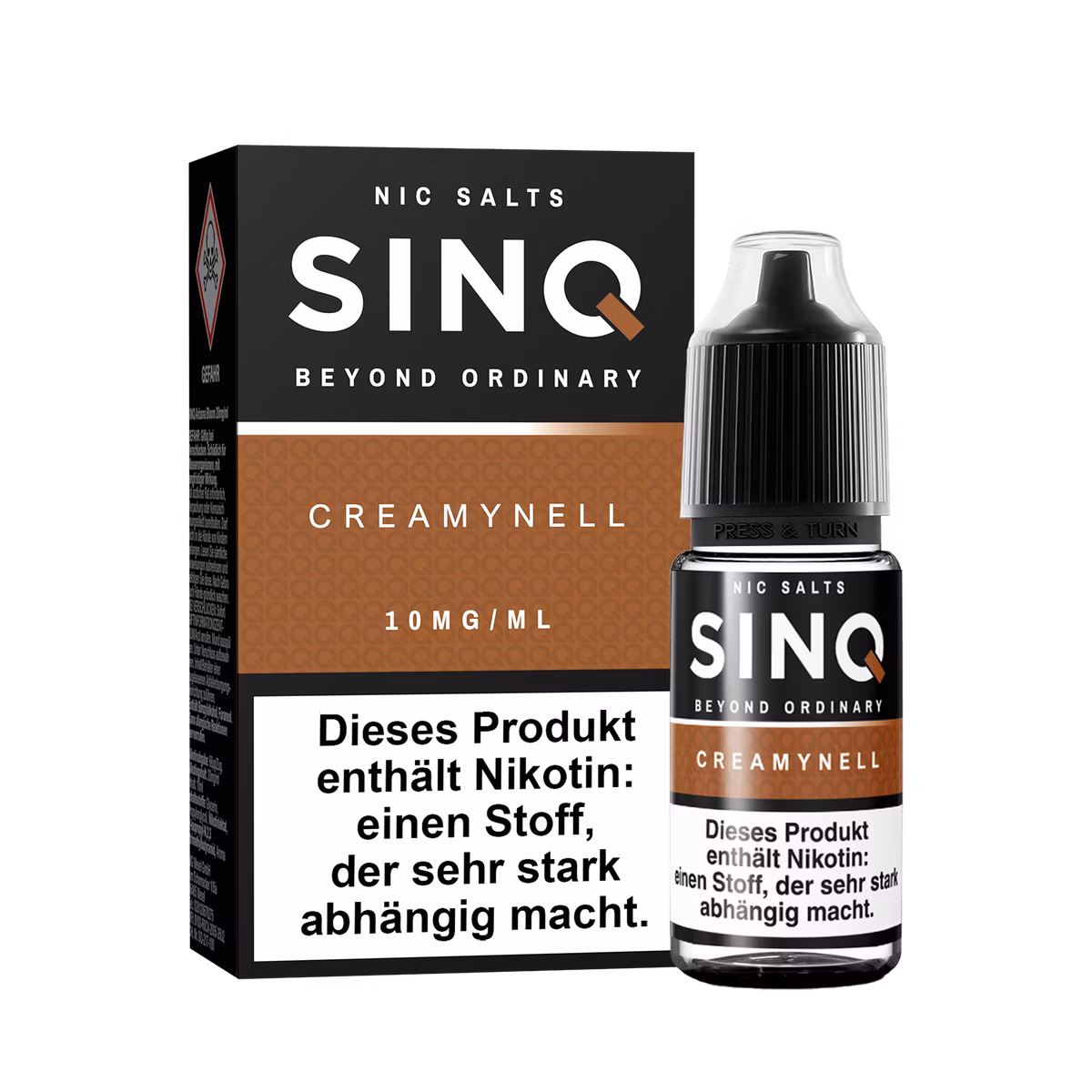 SINQ - Creamynell - Nikotinsalz Liquids - 10ml - 10mg