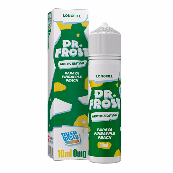 DR. FROST - Arctic Edition - Papaya Pineapple Peach - Aroma 10ml DR. FROST - Arctic Edition - Papaya Pineapple Peach - Aroma 10ml
