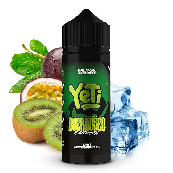 Yeti Overdosed - Kiwi Passionfruit Ice - Aroma - 10ml Yeti Overdosed - Kiwi Passionfruit Ice - Aroma - 10ml