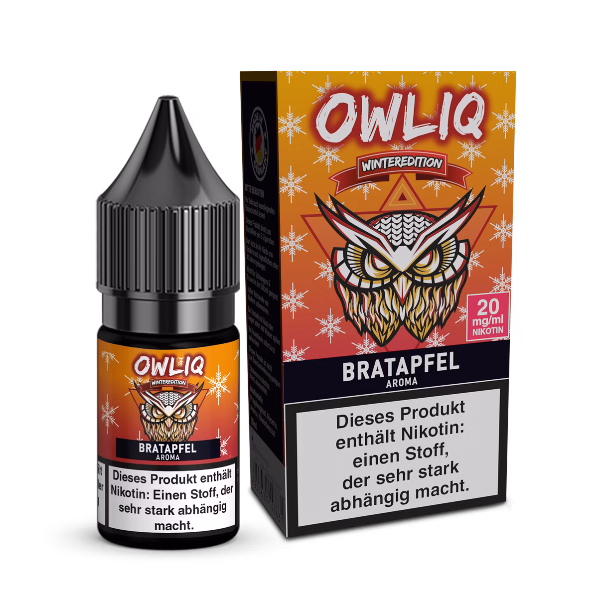 OWL - Owliq - 10ml - Bratapfel | Nikotinsalz-Stärke : 20mg
