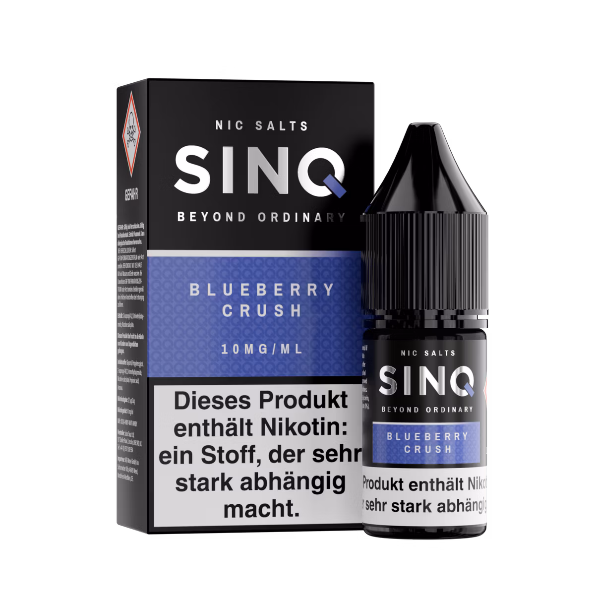 SINQ - Blueberry Crush - Nikotinsalz Liquids - 10ml - 10mg