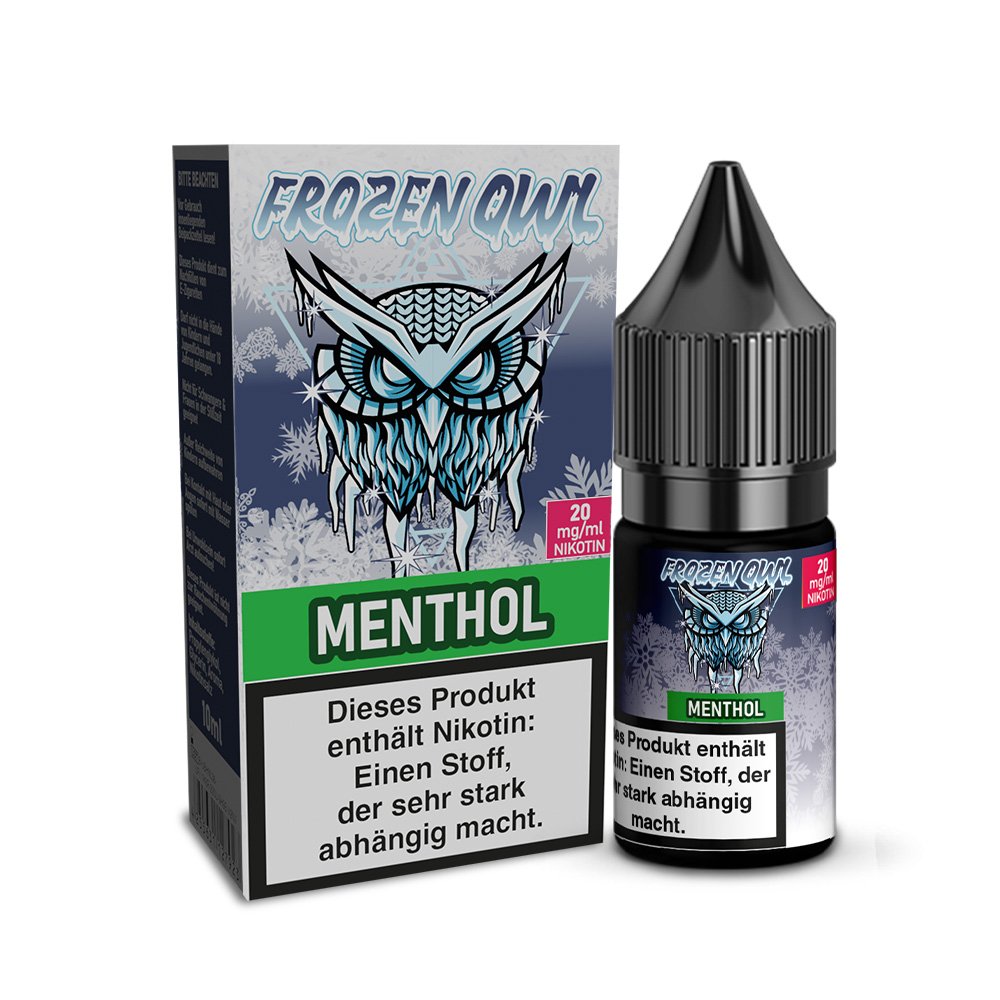 Frozen OWL - Nikotinsalz Liquid - 10ml - Menthol - 10ml - 20mg Frozen OWL - Nikotinsalz Liquid - 10ml - Menthol - 10ml - 20mg
