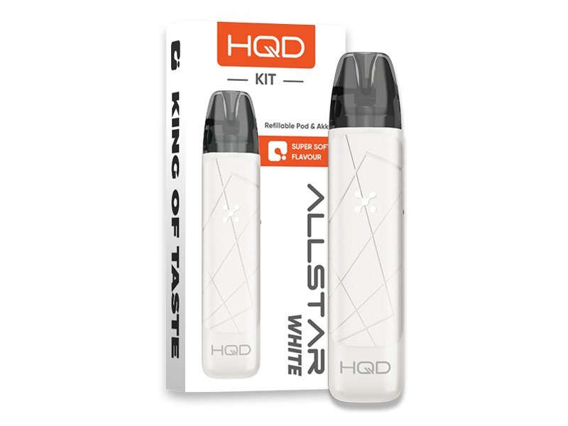 HQD - Allstar Lite - Pod Kit - White HQD - Allstar Lite - Pod Kit - White