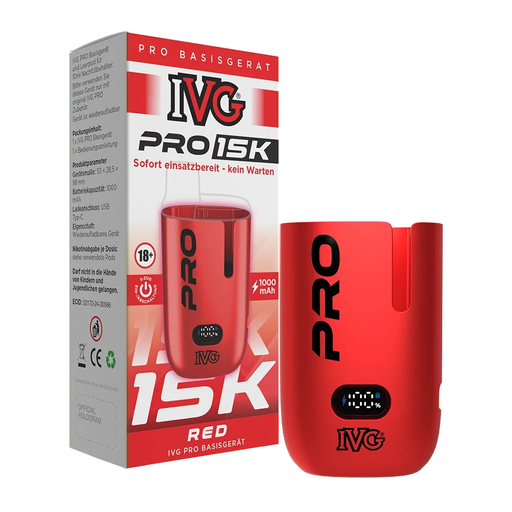 IVG - Pro 15K - Basisgerät - Red IVG - Pro 15K - Basisgerät - Red