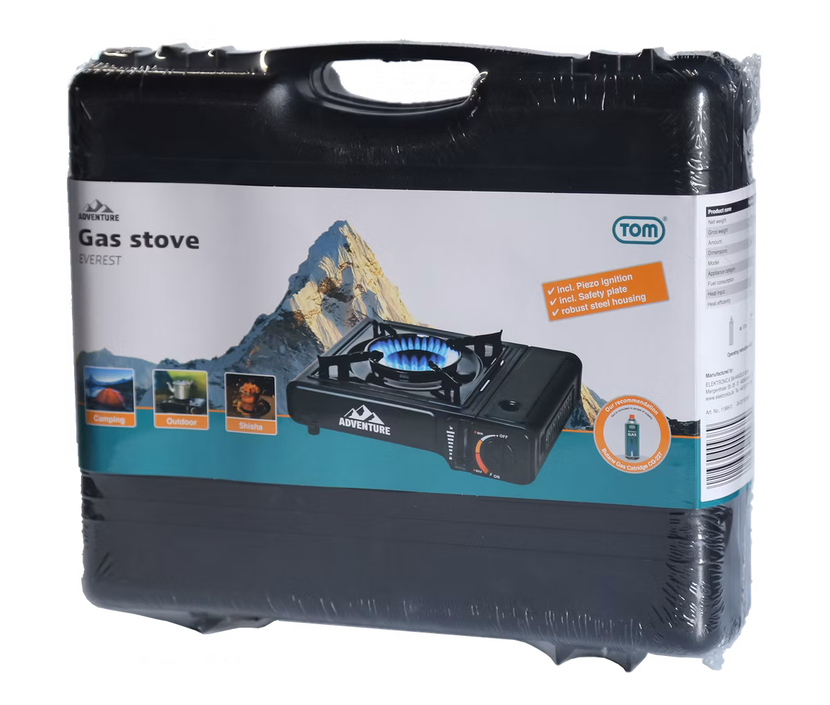 Tom-Kohleanzünder-Gaskocher-GK-227-Everest-mit-Koffer-freshisha-store