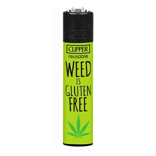 clipper-feuerzeug-weed-slogan-4v4-wiederverwendbar Clipper - Feuerzeug - Weed Slogan - 4v4 Weed - wiederverwendbar