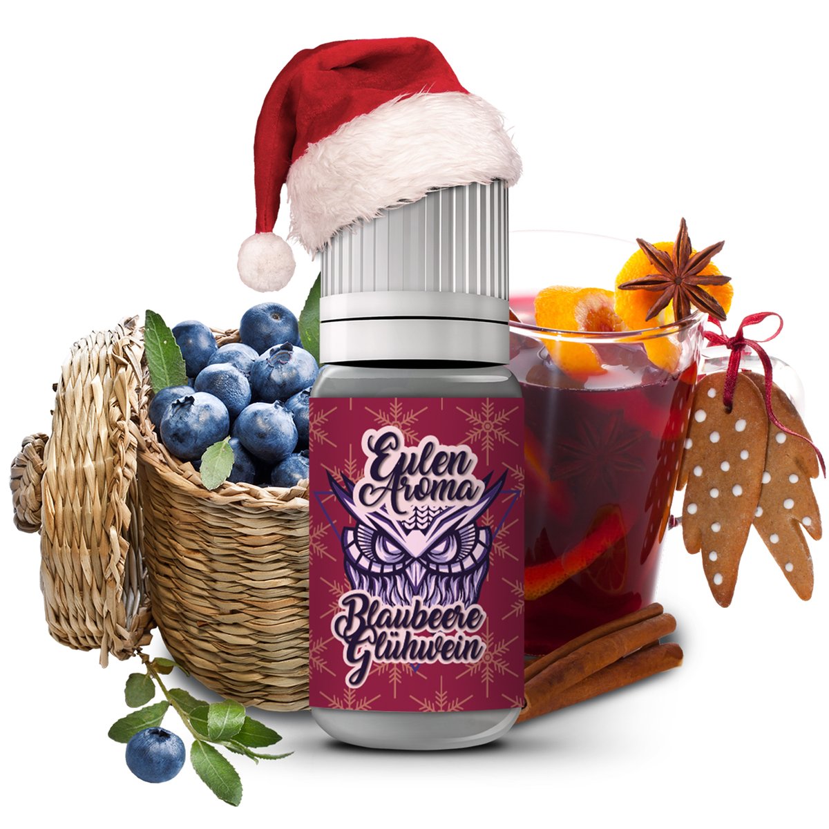 Eulen Aroma - Blaubeer Glühwein - Aroma - 10ml Eulen Aroma - Blaubeer Glühwein - Aroma - 10ml