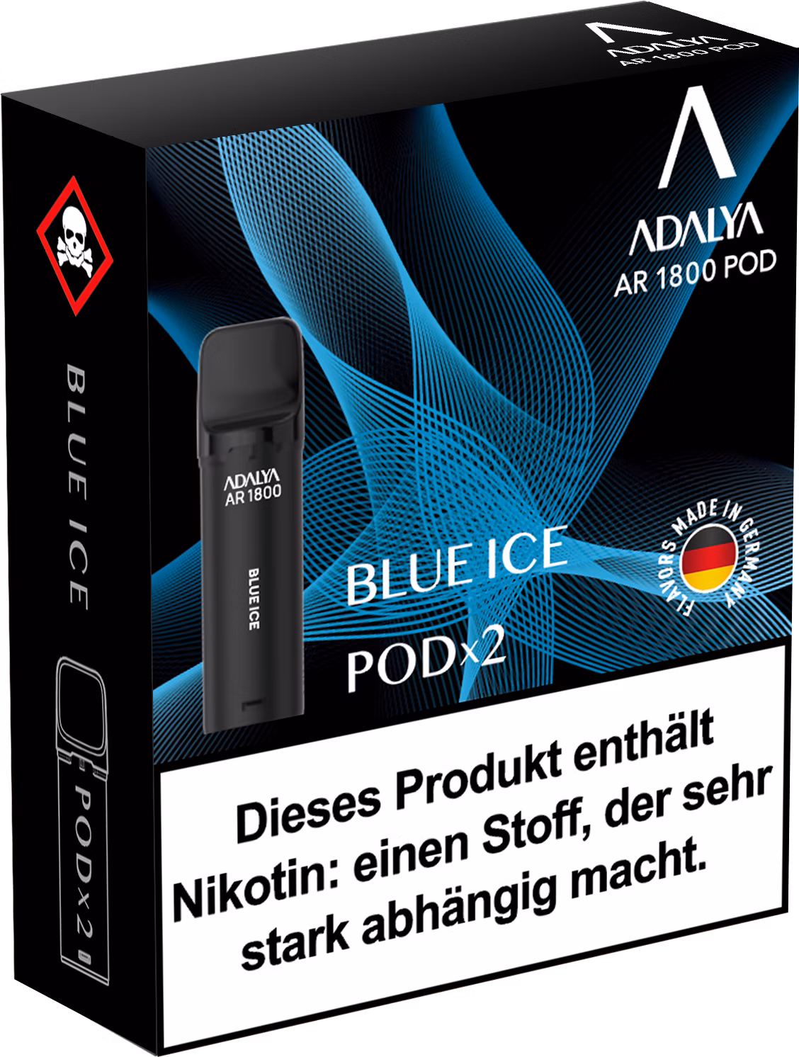 Adalya - Alpha Prefilled Pod - 2ml - 2er Pack - Blue Ice