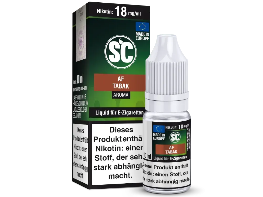 SC - AF Tabak - Nikotin Liquid - 10ml - 0mg