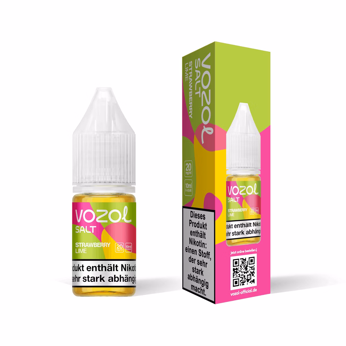 Vozol - Nikotinsalz-Liquid - Strawberry Lime - 10ml - 20mg