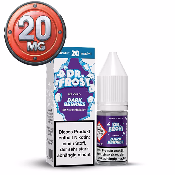 Dr. Frost - Ice Cold Cold Dark Berries Nikotinsalz Liquid 10ml 20mg