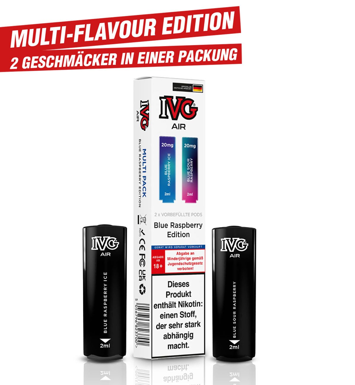 IVG - AIR - Prefilled Pod - Multi Flavour Edition - 2ml