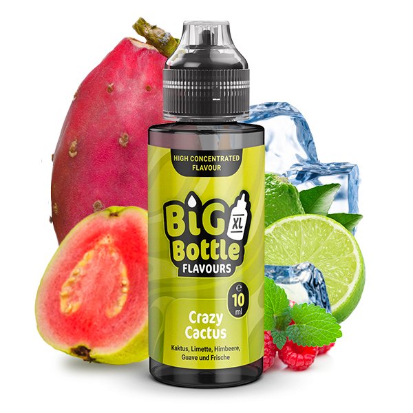 Big Bottle - Aroma - 10ml - Crazy Cactus | Inhalt : 10ml | Nikotinstärke : 0mg | Paketgröße : 1er Packung