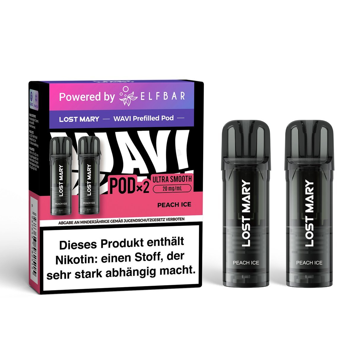 Lost Mary - Wavi - Prefilled Pods - Peach Ice - 20mg