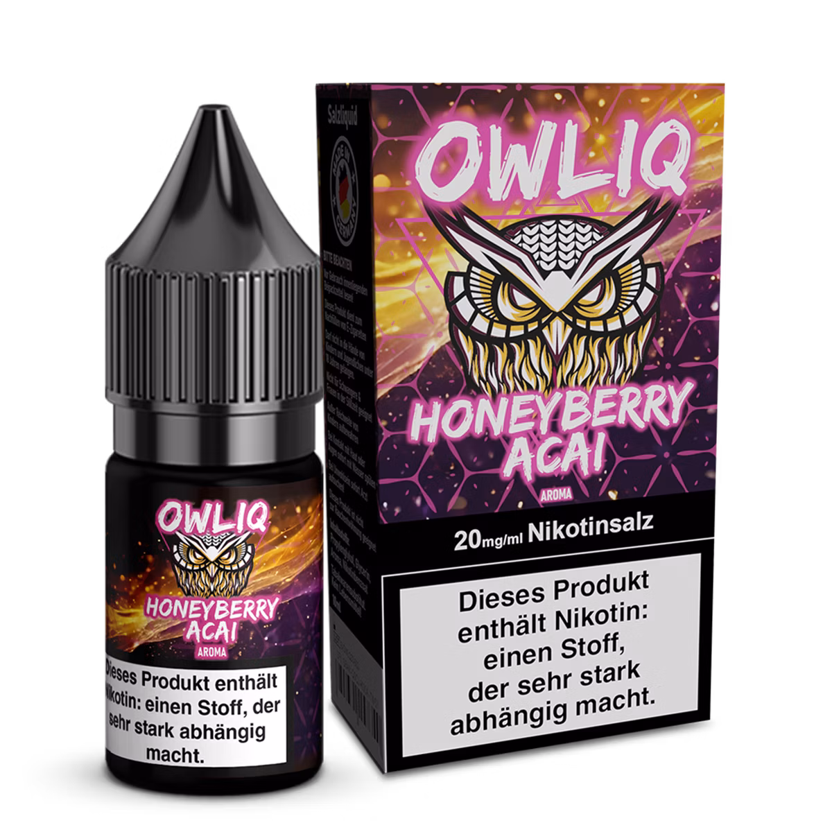 OWLIQ - Honeyberry Acai - Nikotinsalz Liquid - 10ml - 20mg