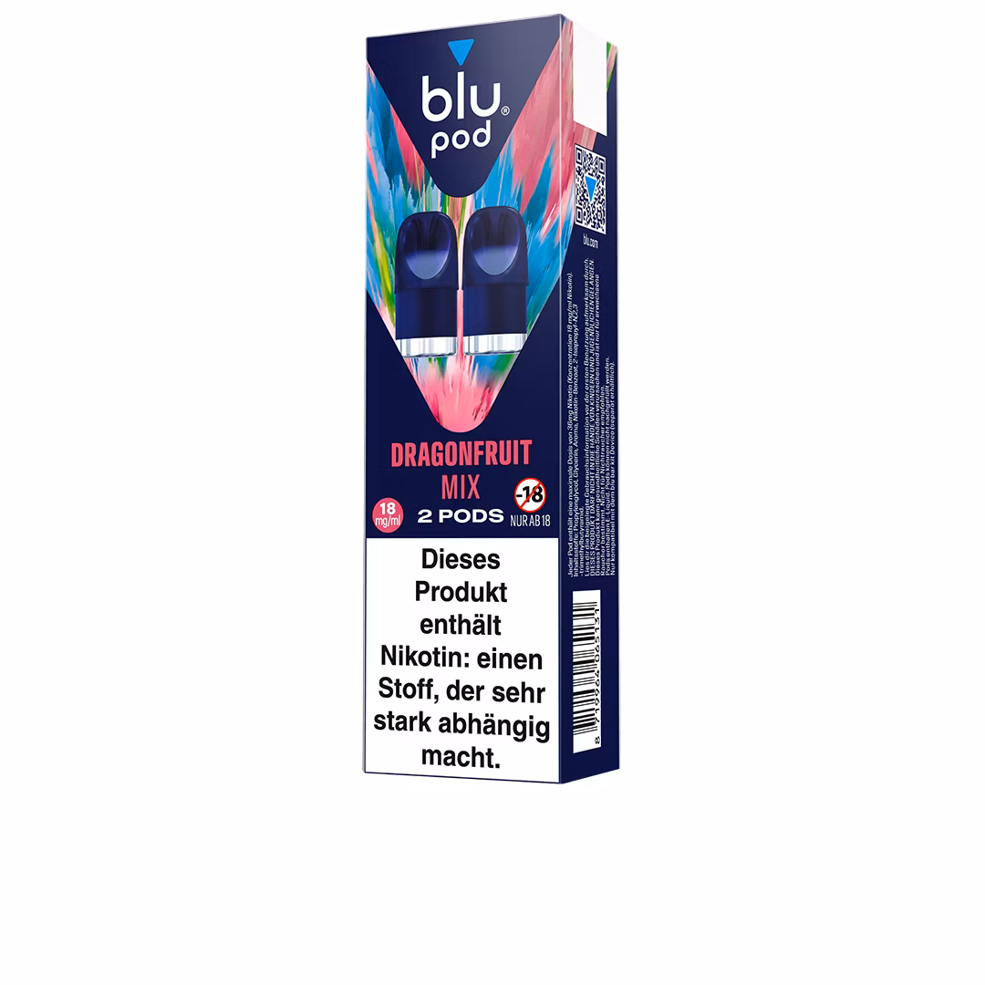 Blu Bar - Prefilled Pods - Dragonfruit Mix | Nikotinsalz-Stärke : 18mg